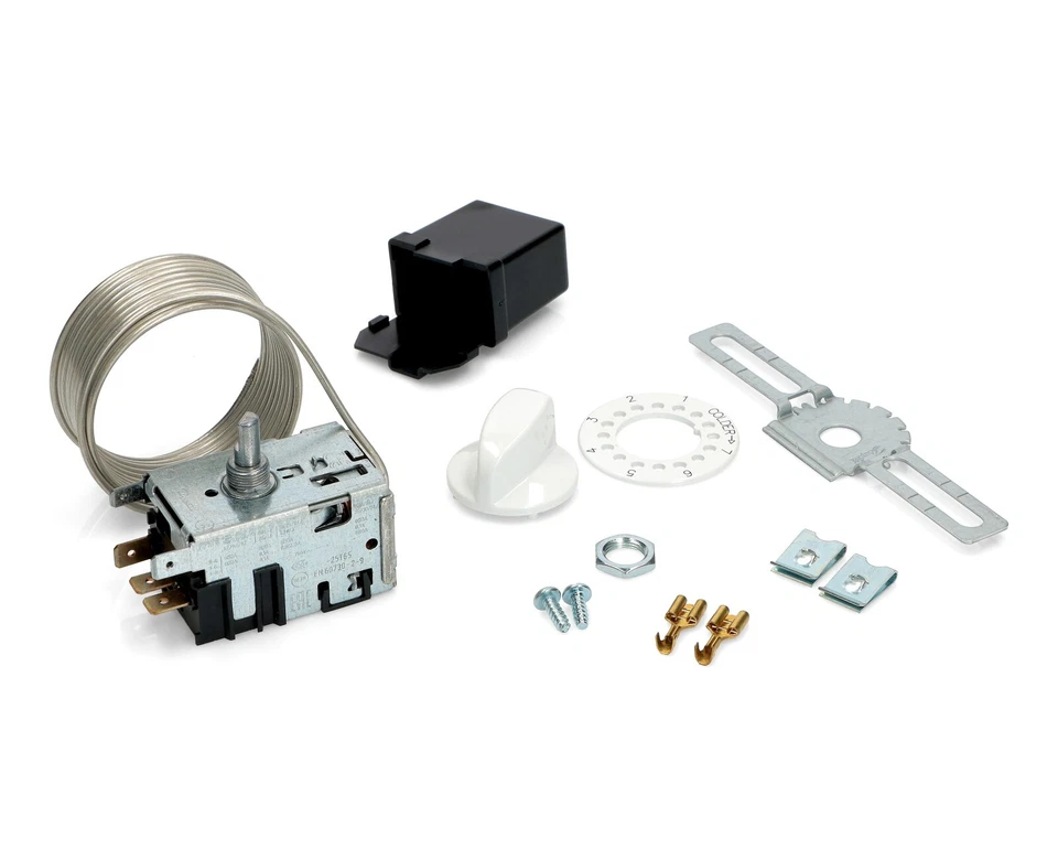 Danfoss kit termostato frigorifero vetrine bottiglie 3 contatti 077B7008 - Immagine 2 di 3