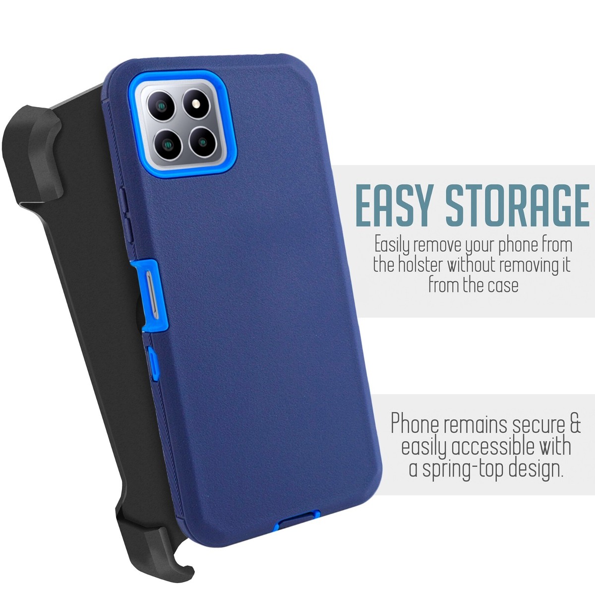 TJS Funda Compatible Con Boost Mobile Celero 5G Plus 2023 De 7.0 - Foto 8