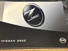 Nissan 350z Range Original Car Sales Info Brochure From 2004 In Sleeve
