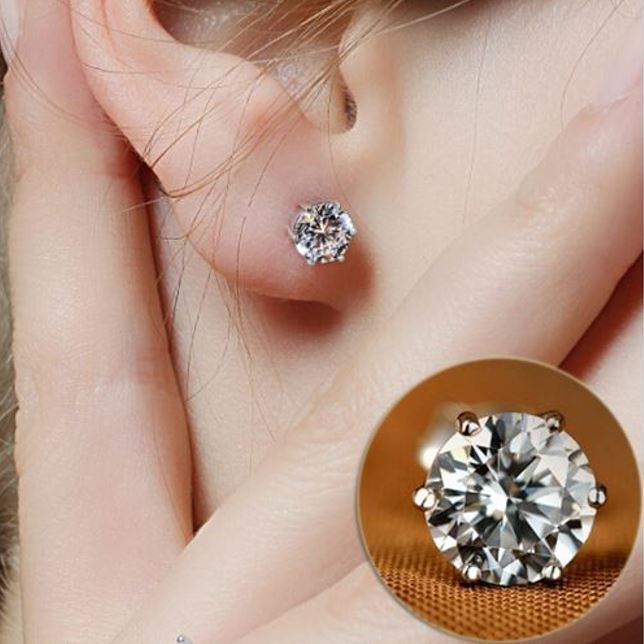 イヤリング Wilhelmina Garcia Gold Daisy Stud Earrings - White 48161-1_grande.jpg?v=1569218699