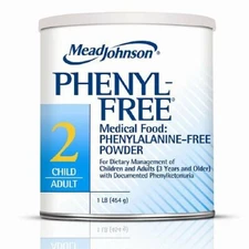 Phenyl-Free 2 PKU Oral Supplement Vanilla 1 lb. Can Powder - 1 Count