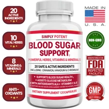 Blood Sugar Support - Support Healthy Body & Blood Sugar Balance Capsules