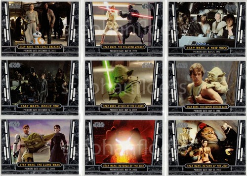 2017 Topps Star Wars 40th Anniversary You Pick the Base Card Finish Your Set