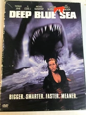 Deep Blue Sea LL Cool J Thomas Jane DVD Ships Free Same Day With Tracking