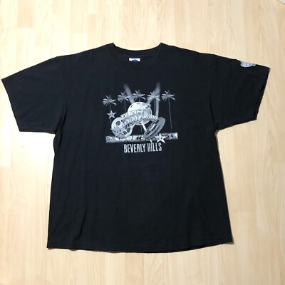 Vtg Planet Hollywood Beverly Hills Shirt XL California Tee Made USA 90s Y2K