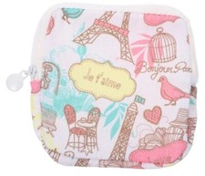 ARTIBETTER 1 pieza bolsa servilletas con cremallera bolsa para copa menstrual soporte para almohadilla de enfermería...