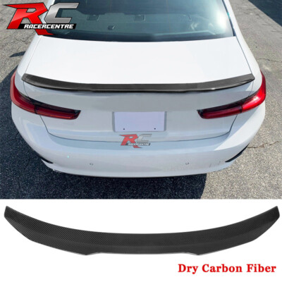 Fit 19-24 BMW G20 3 Series 21-24 G80 M3 PSM Style Dry Carbon Fiber Trunk Spoiler