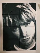 Vintage  KURT COBAIN   Unused  2004 TEXTILE POSTER FLAG  nirvana