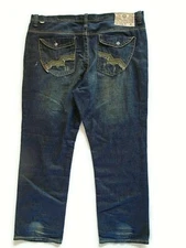 Akademiks Small Arms Patrol Jeans Pants Men's Size 44 Blue