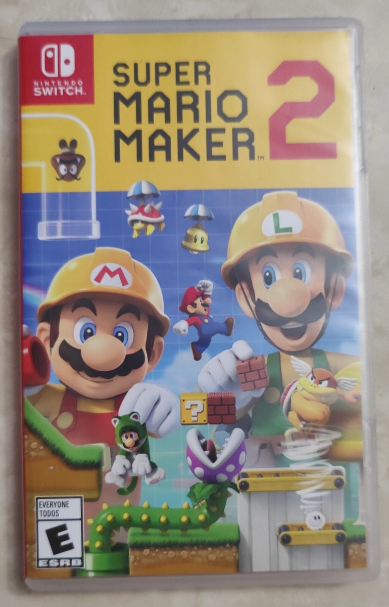 2 新品未開封 Super Mario Maker 2 Replacement Case Super Mario Maker 2 Nintendo Switch Box