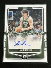 2024-25 Panini Donruss Optic - Signature Series Liam Robbins AUTO Rookie card