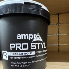 Ampro Pro Styl Regular Hold Protein Styling Gel Vegan Non-Flaking 5 lb