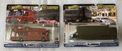 Hot Wheels Premium Team Transport Lamborghini Reventon & Ferrari  Lot of 2
