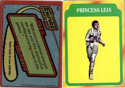 1980 Topps The Empire Strikes Back Series 3 #267 Princess Leia