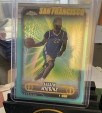 2024-25 Topps Chrome - Andrew Wiggins #155 Aqua Refractor /199
