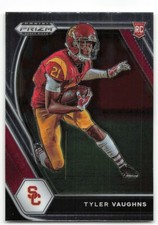 2021 Panini Prizm Draft Picks Tyler Vaughns RC Rookie USC Trojans #160