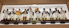 Danbury Mint 1955 Brooklyn Dodgers 10 Figurine Set Jackie Robinson, Duke Snider