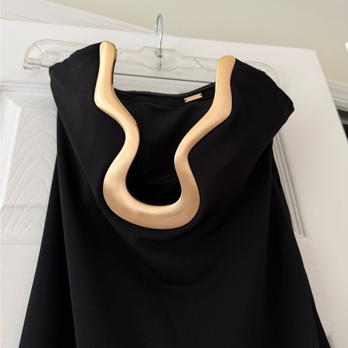 cult gaia black and gold dress DELAINEY GOWN