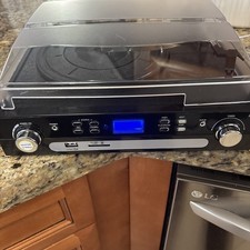 DIGITNOW Bluetooth Record Player Turntable with Stereo Speakers