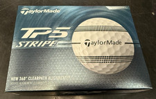 TaylorMade TP5 2024 Golf Balls 5 Layer Tour Flight Urethane White/Black 12 Pack