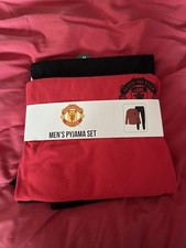 BRAND NEW BNIP MANCHESTER UNITED MAN UTD MEN'S PYJAMA SET MENS MEDIUM