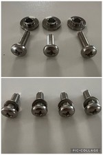 KIT VITI CROCE PER CARENA ANTERIORE + KIT VITI CROCE SOTTO PEDANA X BOOSTER MBK