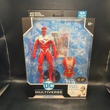 Mcfarlane DC Multiverse Superman Red Platinum Chase JLA Plastic Man BAF