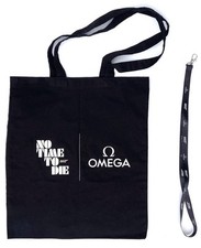 Lot OMEGA Seamaster X James bond 007 « mourir peut attendre » sac et porté clés