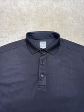 Callaway Opti Dri Golf Polo Shirt Mens Medium Black Lightweight Performance