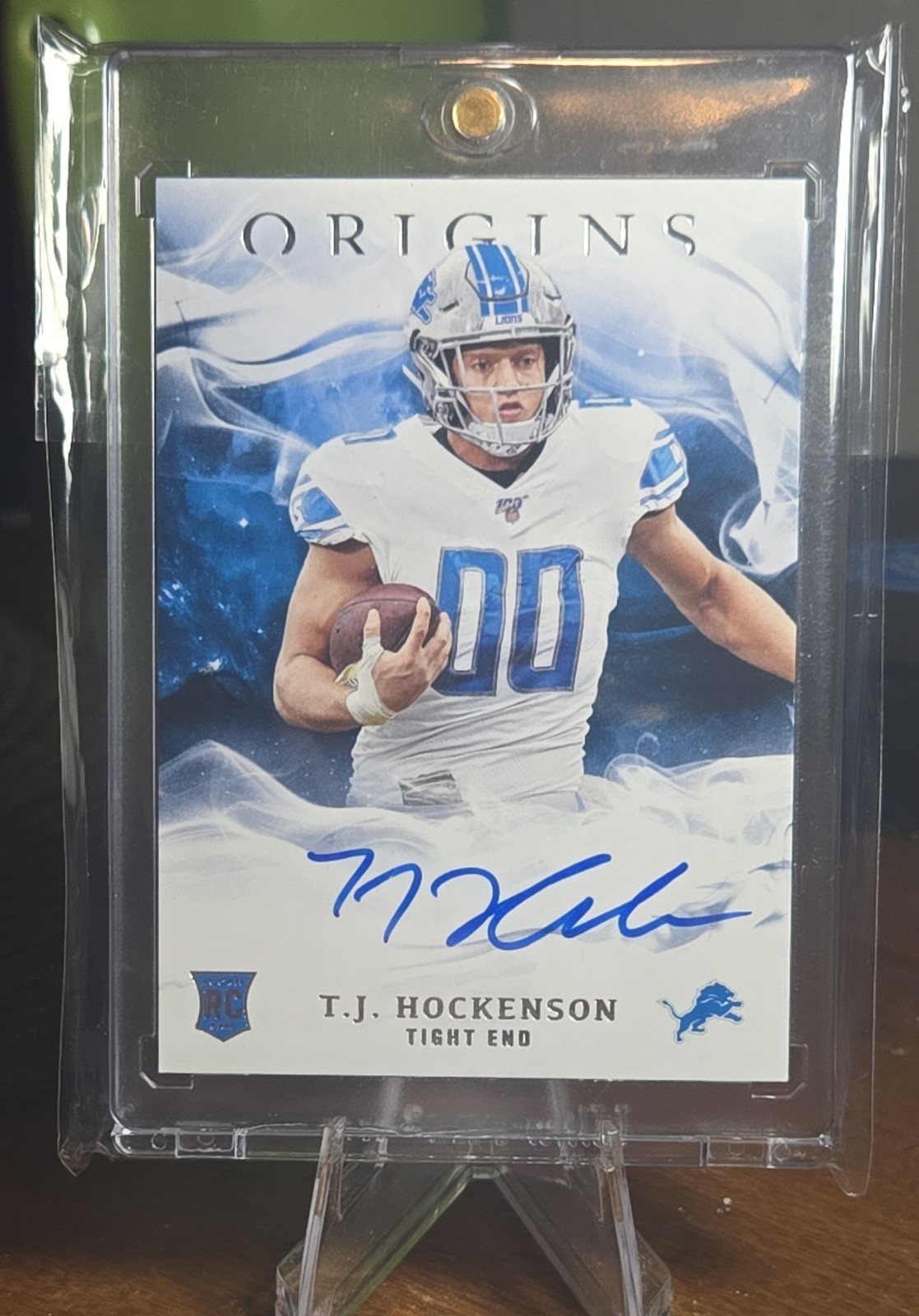 TJ Hockenson Panini Origins Rookie Autographs #RATJ Base