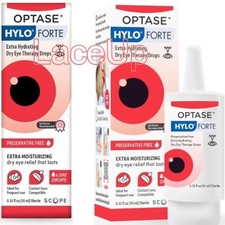  2 Optase Hylo Forte Extra Hydrating Dry Eye Drops 300 Drops EXPIRE 2028