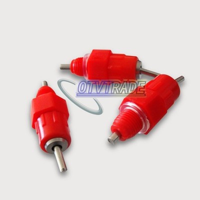 5PCS WATER NIPPLE DRINKER POULTRY CHICKEN   SCREW IN 360 ANGLE   *lm