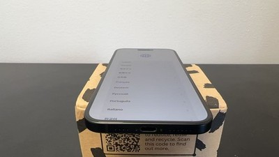 Open Box Apple iPhone 15 128GB Black (AT&T Cricket ONLY) 100% Battery Cycle 7