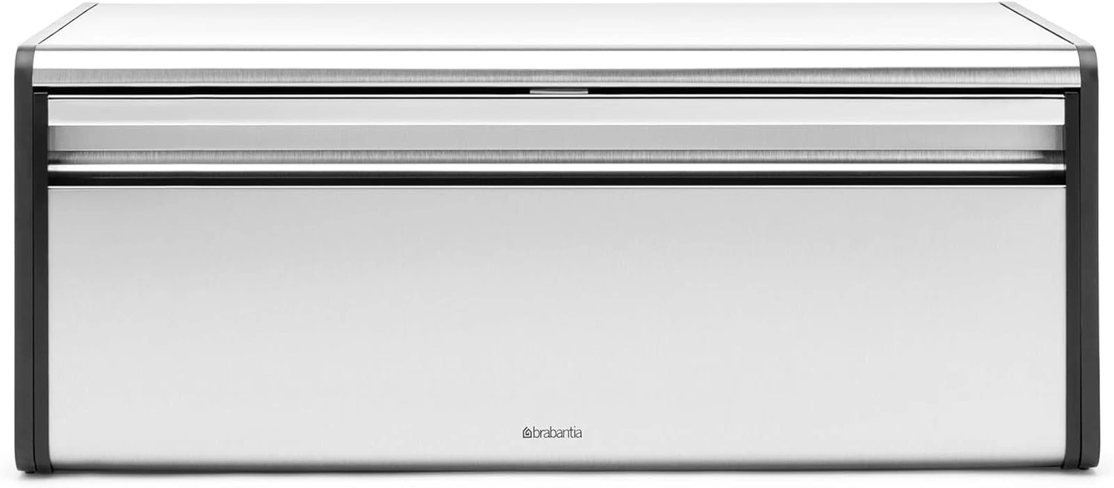 Stylish Large Matte Steel Bread Box - Holds 2 Loaves, Perfect Kitchen Storage