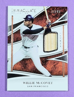 2026 Immaculate | GAME-USED BAT RELIC #LUM-WM | WILLIE MCCOVEY *(#/49)*