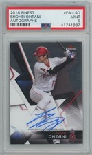 2018 Finest Baseball Shohei Ohtani Autographs Rookie Auto PSA 9 Mint FA-SO RC