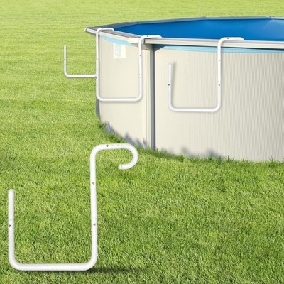 Adjustable Solar Cover Holder for Steel-Wall above Ground Pools - Heavy-Duty 5-P