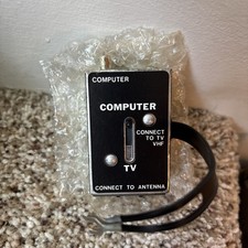 Vintage TV/Game/Computer RF Switch Box Adapter for Atari 2600  7800  Coleco