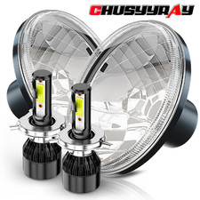 7inch Round Led Headlight High-low Beam For Chevrolet C10 Pickup C20 C30