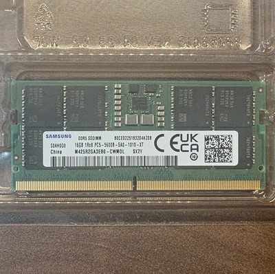 Samsung DDR5 S0DIMM 16GB 1Rx8 PC5-5600B-SA0-1010-XT M425R2GA3EB0