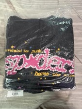 Sp5der Black P*NK V2 Hoodie Brand New