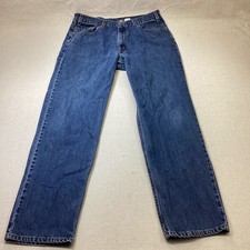 Vintage Levis 550 Jeans Men's 36x32 Blue Denim Relaxed Tapered Made In USA