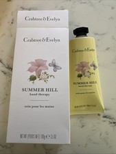 Crabtree Evelyn SUMMER HILL Hand Therapy 3.5 oz Cream New In Box Sealed Tube