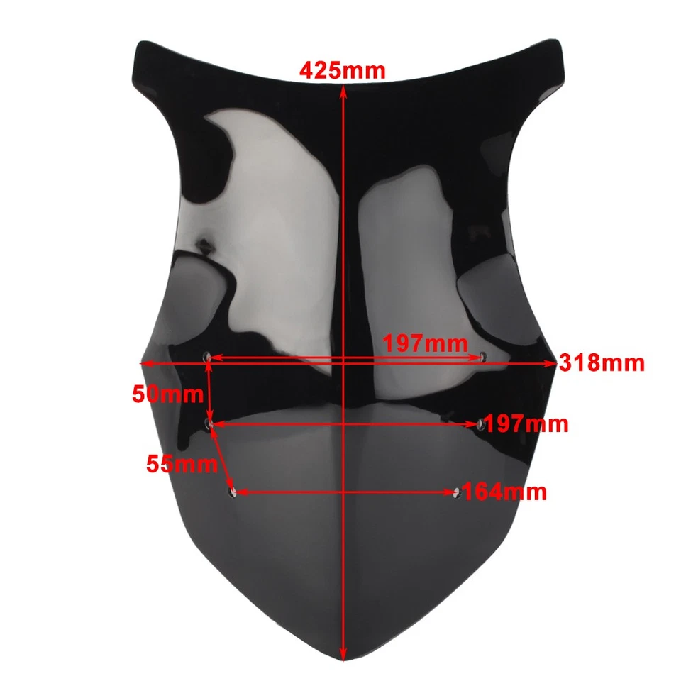 Parabrisas doble burbuja para Kawasaki Ninja 1000 Z1000SX 2011-2016 15 Foto 2 de 4