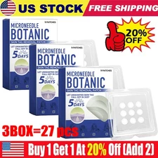 MICRONEEDLE BOTANIC Skin Tag & Acne Patch Skin Tag Remover Patches 9Pcs HOT 2025