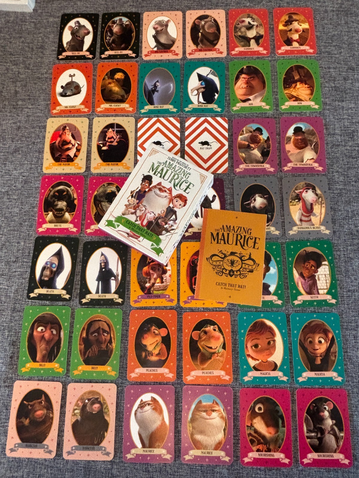 The Amazing Maurice Catch That Rat Terry Pratchett Discworld Memory Game