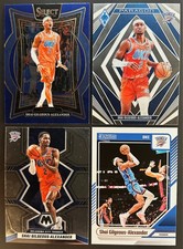 Shai Gilgeous-Alexander Lot of 4 24 Select 23 Phoenix 21 Mosaic 24 Donruss MVP!!