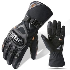 Motorcycle Gloves Winter Waterproof Ski Touchscreen Warm Gloves for Cold Weather