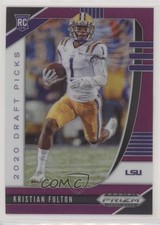 2020 Panini Prizm Draft Picks Rookies Purple Kristian Fulton #158 1n0