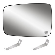Driver Side Heated Mirror Glass Compatible with 2009-2018 Dodge Ram Pick-Up 1500